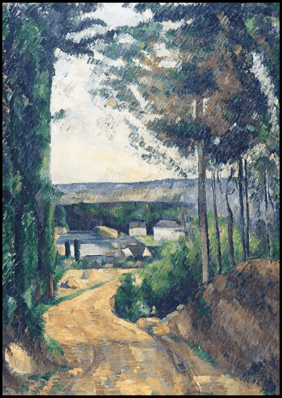 Paul Cézanne - Road Leading to the Lake