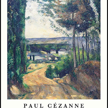 Paul Cézanne - Road Leading to the Lake Poster