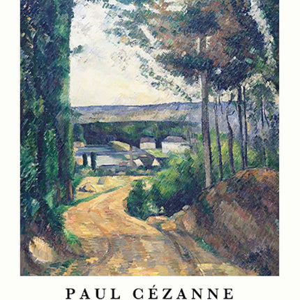 Paul Cézanne - Road Leading to the Lake Poster