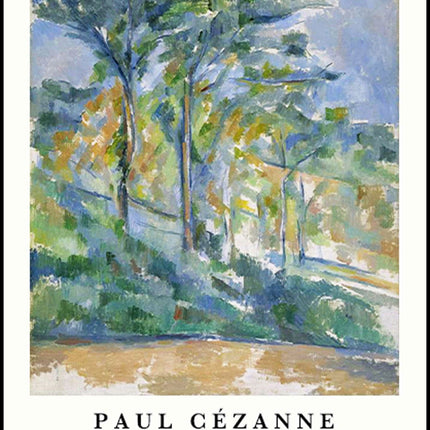 Paul Cézanne - Sous-bois 'La Forêt' Poster