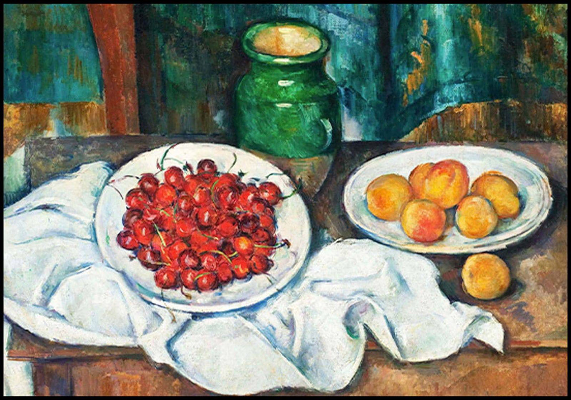 Paul Cézanne - Still Life With Cherries And Peaches