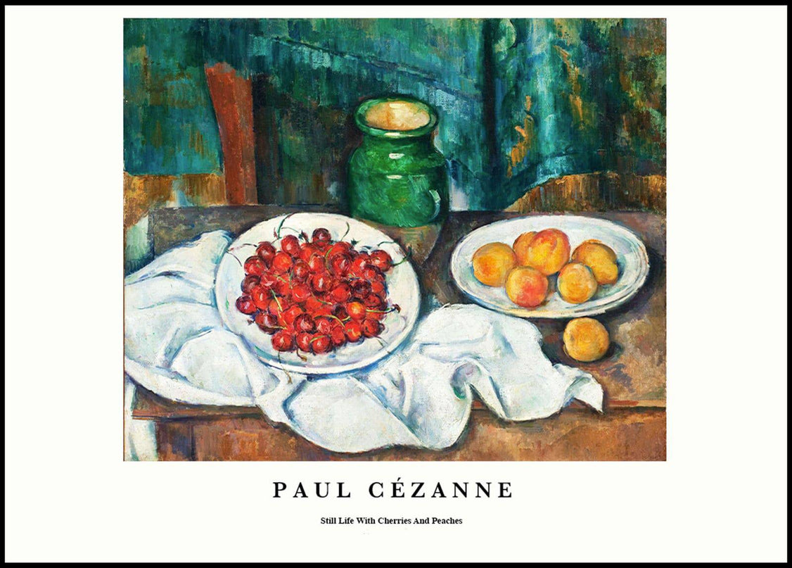 Paul Cézanne - Still Life With Cherries And Peaches Poster