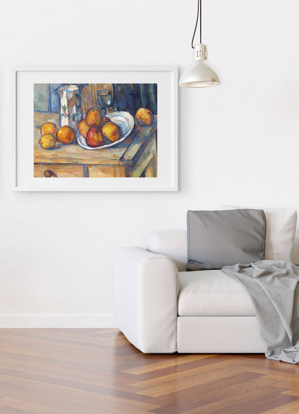 Paul Cézanne - Still Life with Milk Jug and Fruit