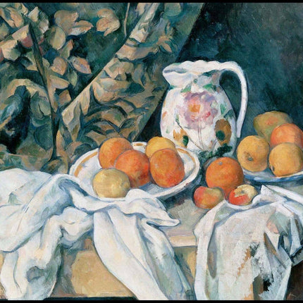 Paul Cézanne - Still Life with a Curtain