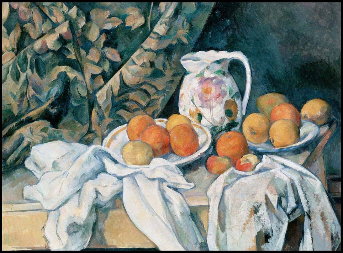 Paul Cézanne - Still Life with a Curtain