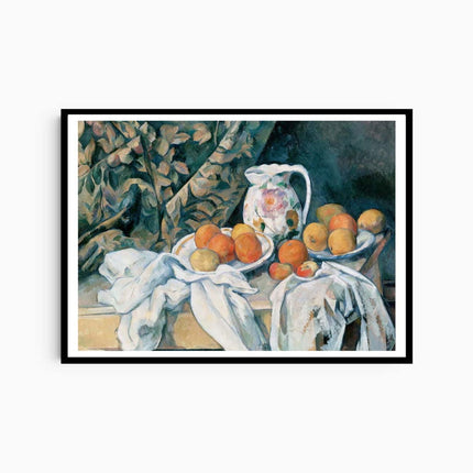 Paul Cézanne - Still Life with a Curtain