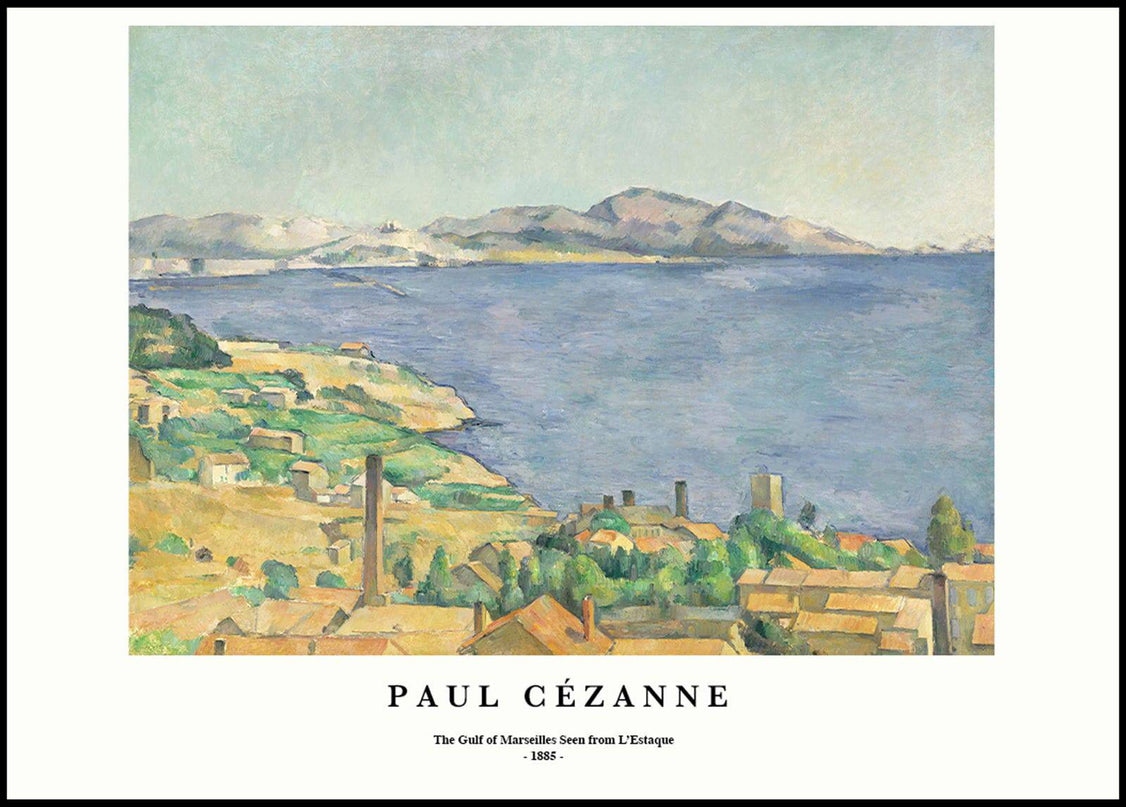 Paul Cézanne - The Gulf of Marseilles Seen from L’Estaque Poster