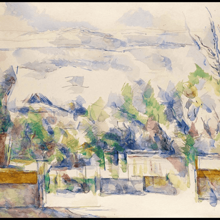 Paul Cézanne - The Terrace at the Garden at Les Lauves