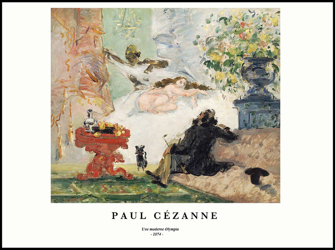 Paul Cézanne - Une moderne Olympia Poster