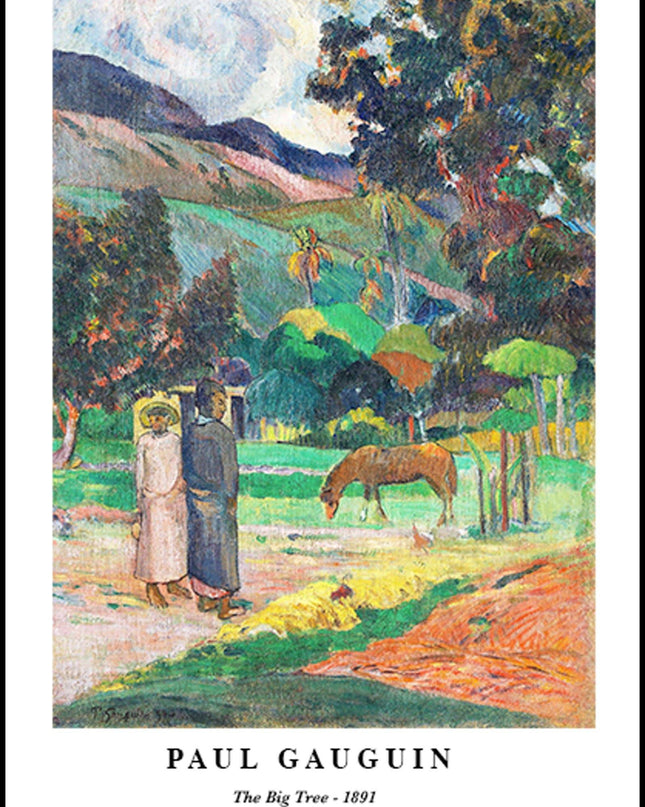 Paul Gauguin- The Big Tree Poster