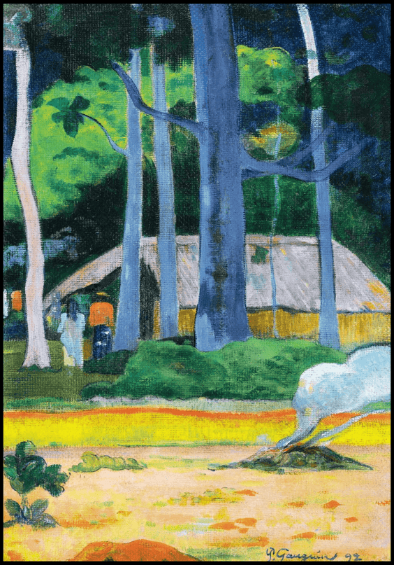 Paul Gauguin - Cabane Sous Les Arbes