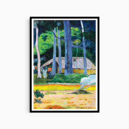 Paul Gauguin - Cabane Sous Les Arbes