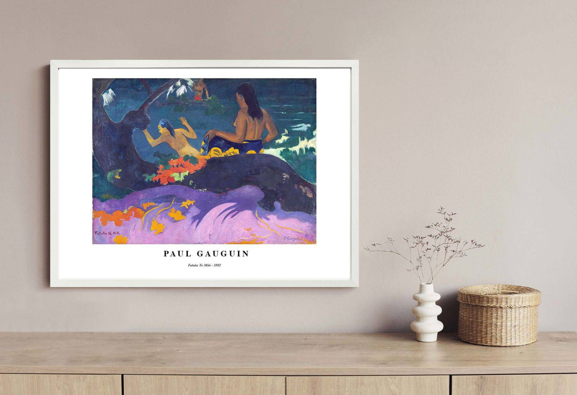 Paul Gauguin - Fatata Te Miti Poster