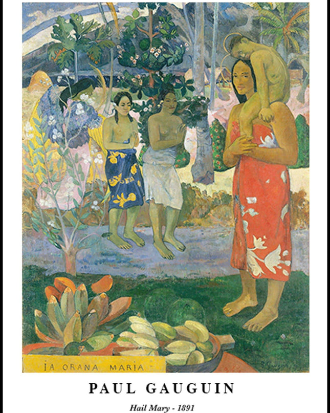 Paul Gauguin - Hail Mary Poster