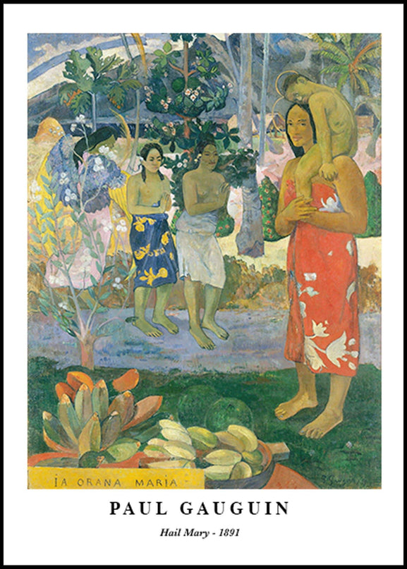 Paul Gauguin - Hail Mary Poster