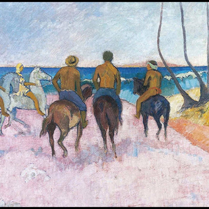 Paul Gauguin - Horseman on the Beach