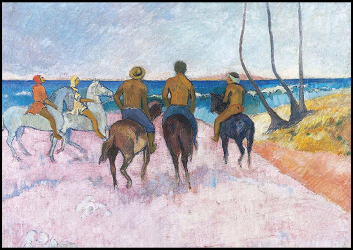 Paul Gauguin - Horseman on the Beach