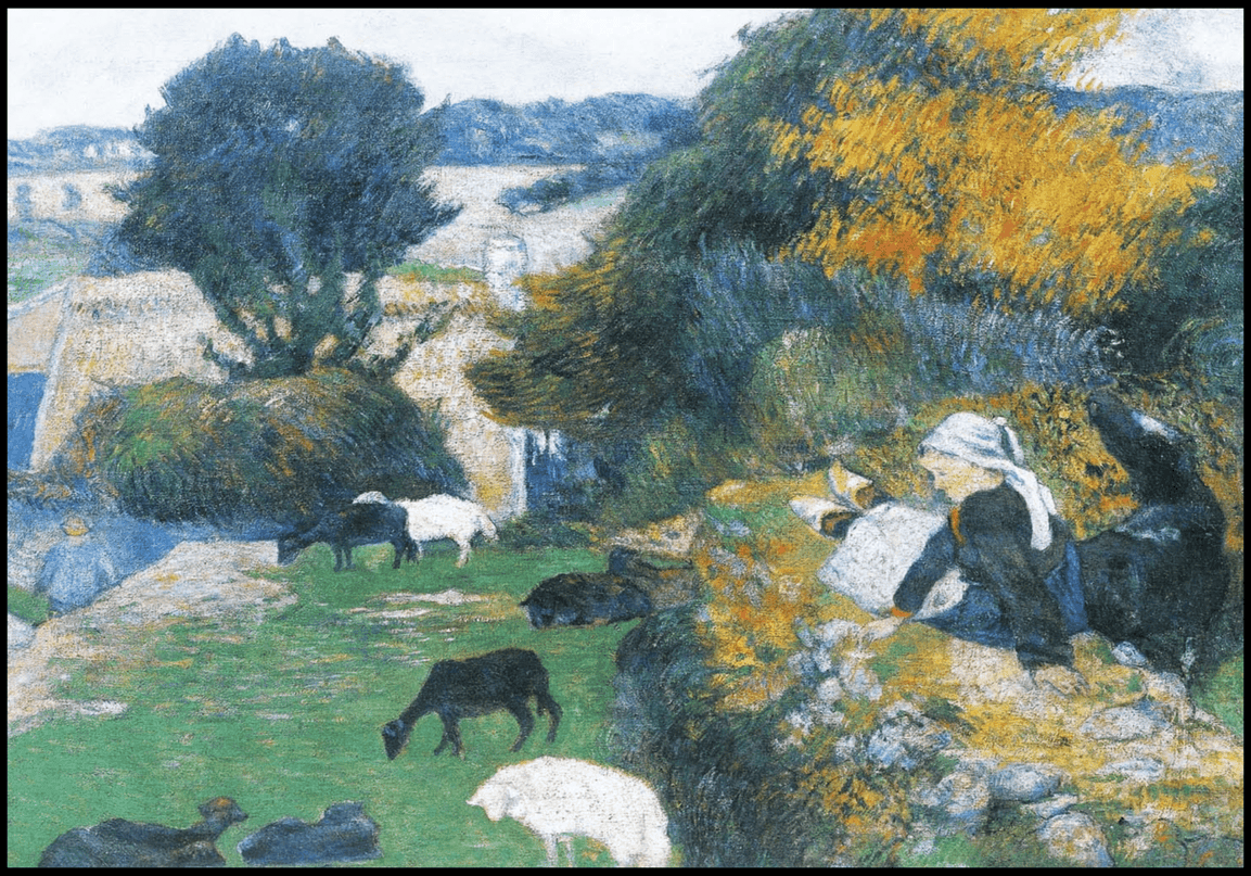 Paul Gauguin - La Bergère Bretonne