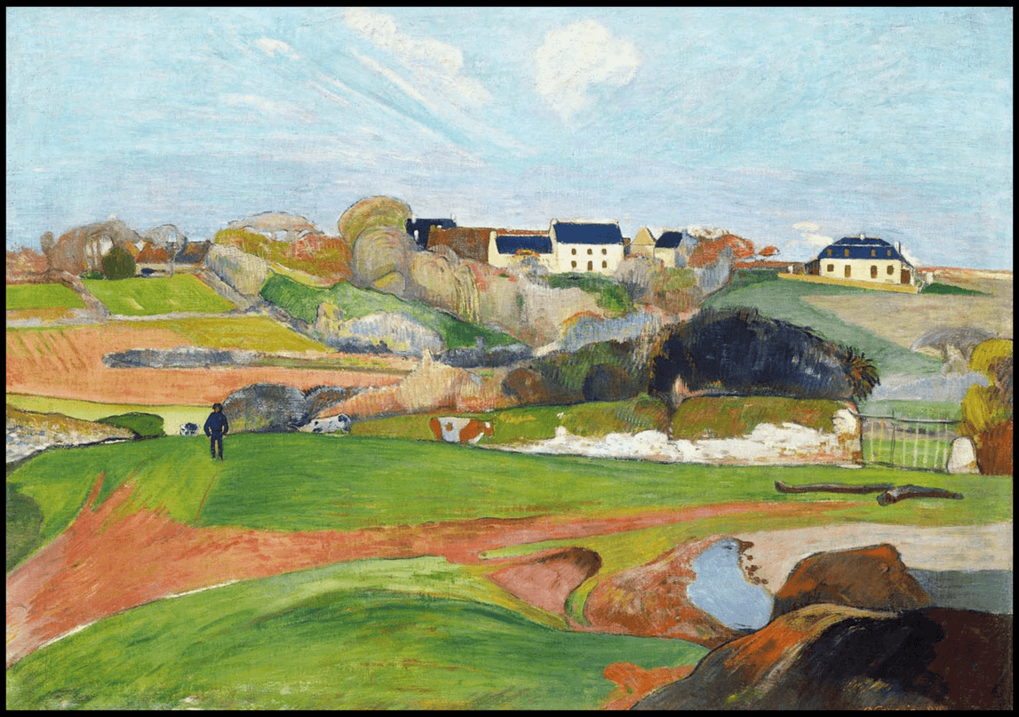 Paul Gauguin - Landscape at Le Pouldu