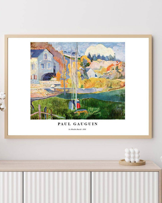 Paul Gauguin - Le Moulin David Poster
