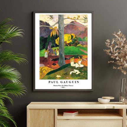 Paul Gauguin - Mama Mua (In Olden Times) Poster