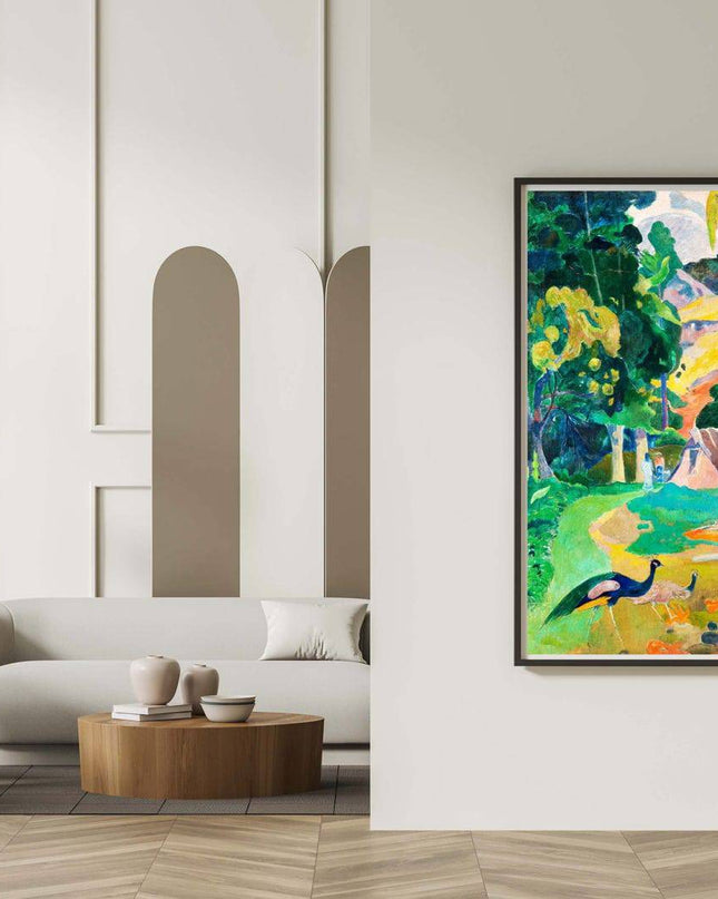 Paul Gauguin - Matamoe 'Death' Landscape with Peacocks