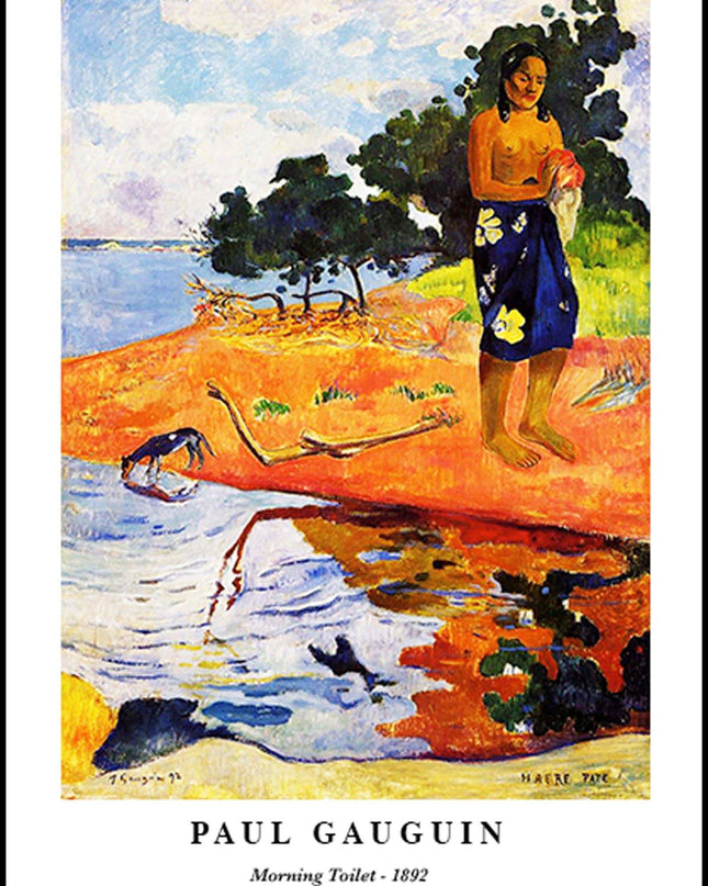 Paul Gauguin - Morning Toilet Poster
