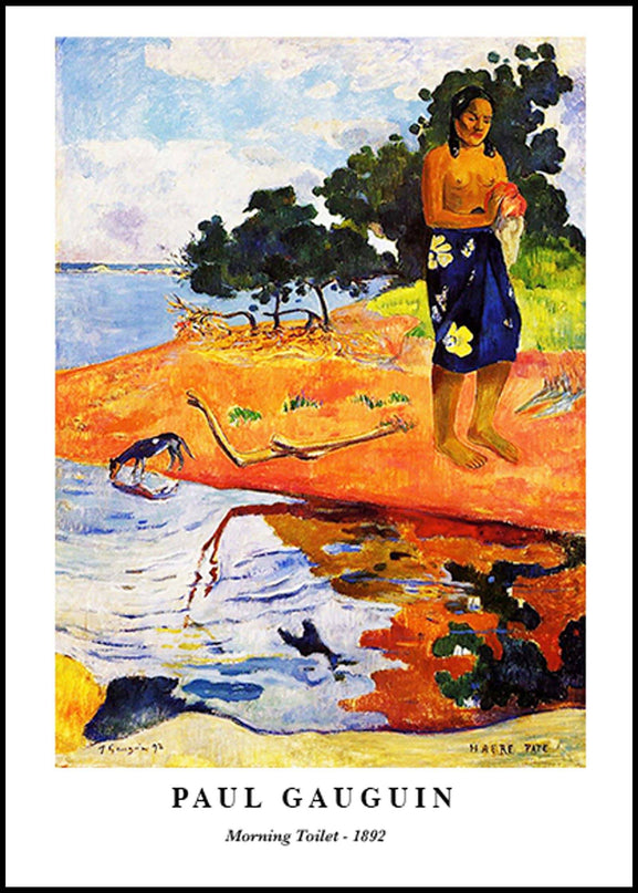 Paul Gauguin - Morning Toilet Poster