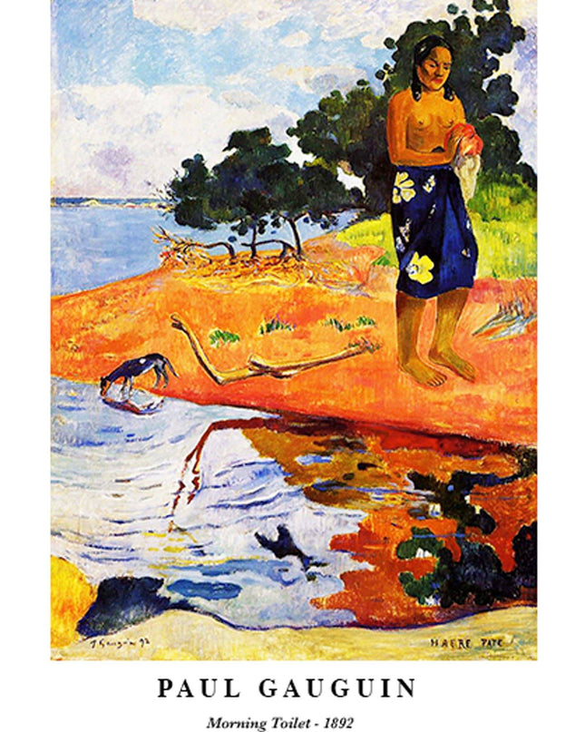 Paul Gauguin - Morning Toilet Poster
