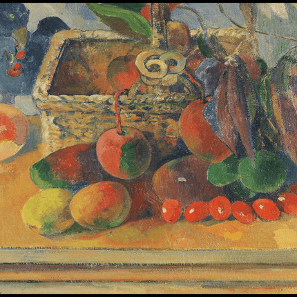 Paul Gauguin - Still Life with Basket and Fruits