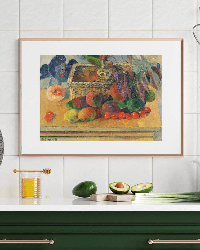 Paul Gauguin - Still Life with Basket and Fruits