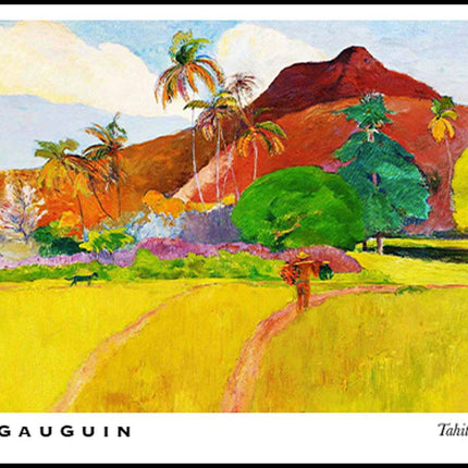 Paul Gauguin - Tahitian Landscape No 2 Poster