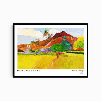 Paul Gauguin - Tahitian Landscape No 2 Poster