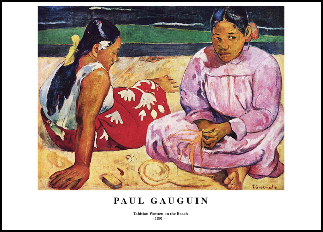 Paul Gauguin - Tahitian Woman on the Beach Poster