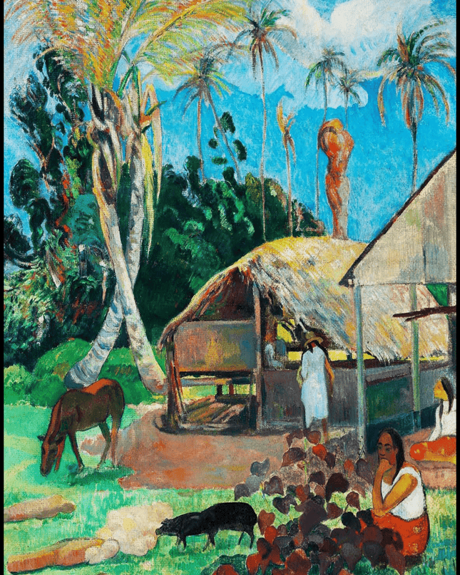 Paul Gauguin - The Black Pigs