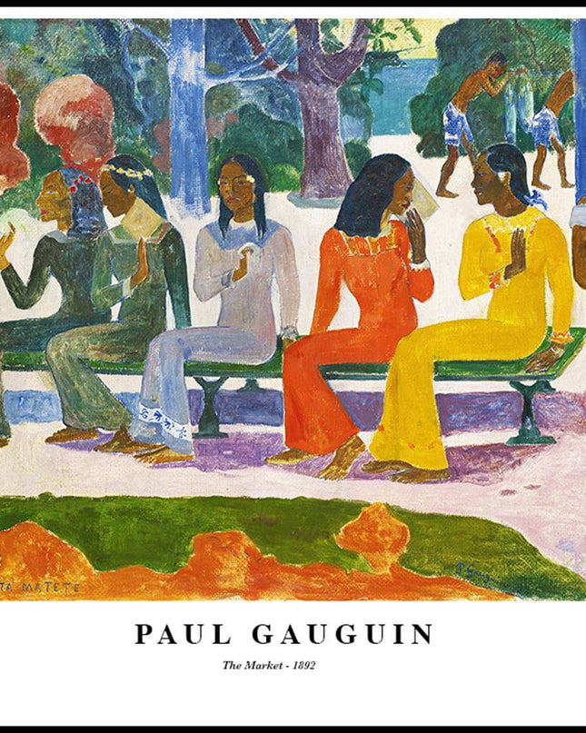 Paul Gauguin - The Market Poster