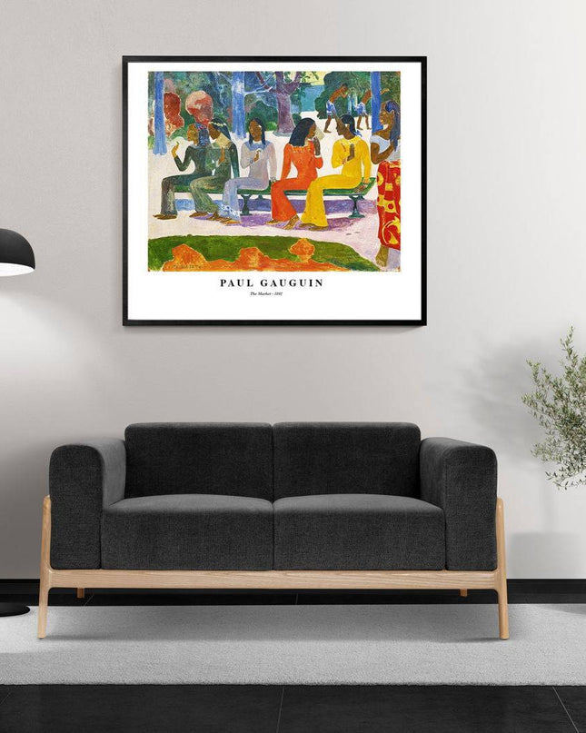 Paul Gauguin - The Market Poster