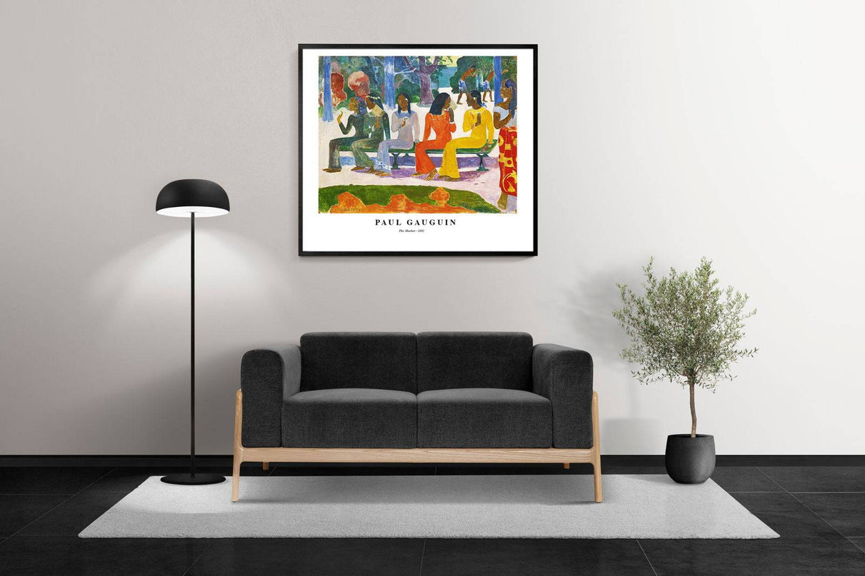 Paul Gauguin - The Market Poster