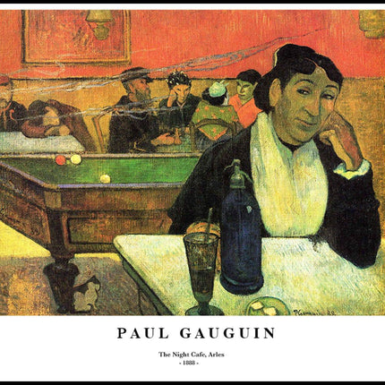 Paul Gauguin - The Night Cafe Arles Poster