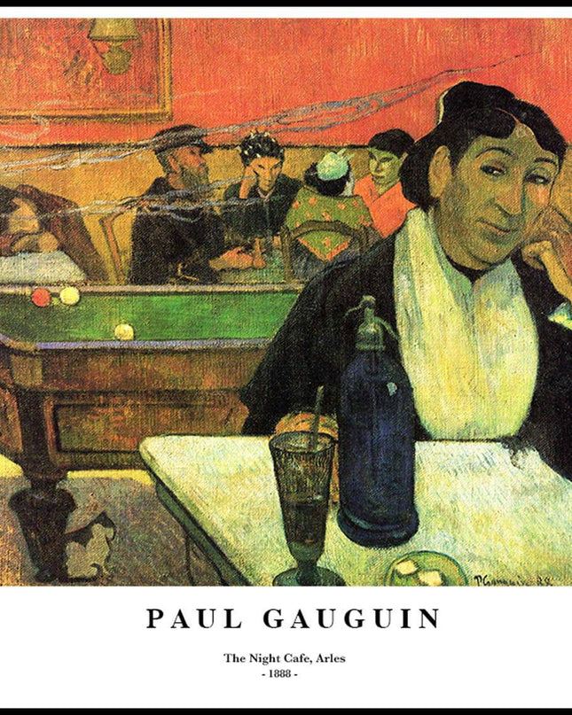 Paul Gauguin - The Night Cafe Arles Poster