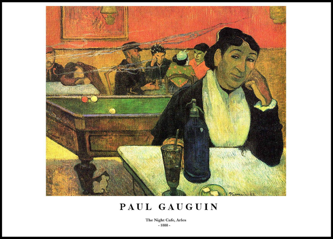 Paul Gauguin - The Night Cafe Arles Poster