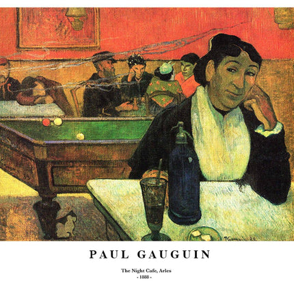 Paul Gauguin - The Night Cafe Arles Poster