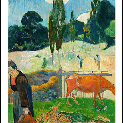 Paul Gauguin - The Red Cow Poster