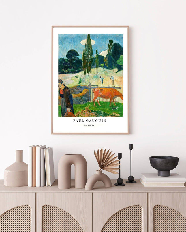 Paul Gauguin - The Red Cow Poster