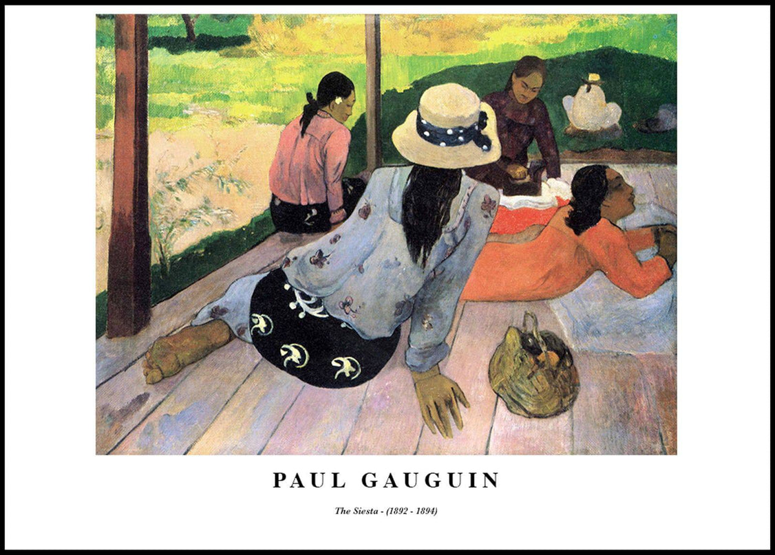 Paul Gauguin - The Siesta Poster