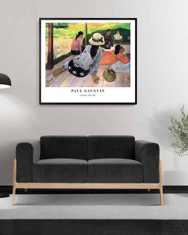 Paul Gauguin - The Siesta Poster