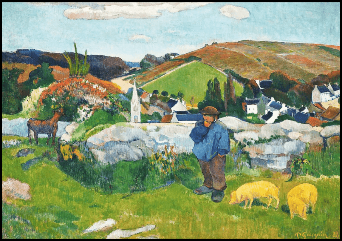 Paul Gauguin - The Swineherd