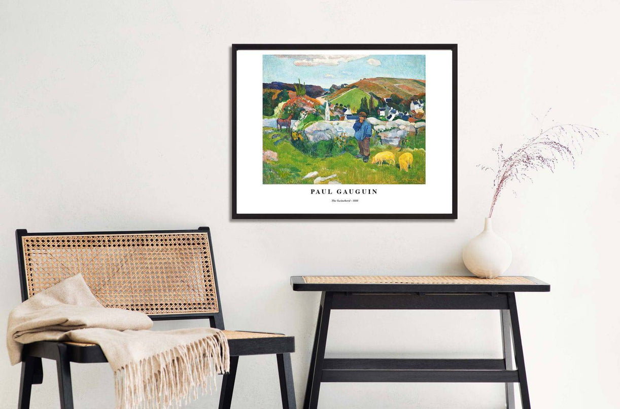 Paul Gauguin - The Swineherd Poster