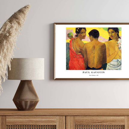 Paul Gauguin - Three Tahitians Poster