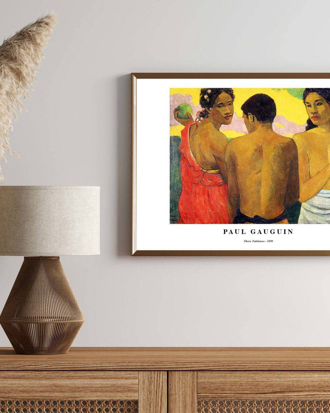 Paul Gauguin - Three Tahitians Poster